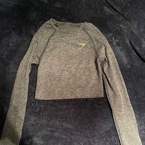 Gray gymshark top, size S or XS